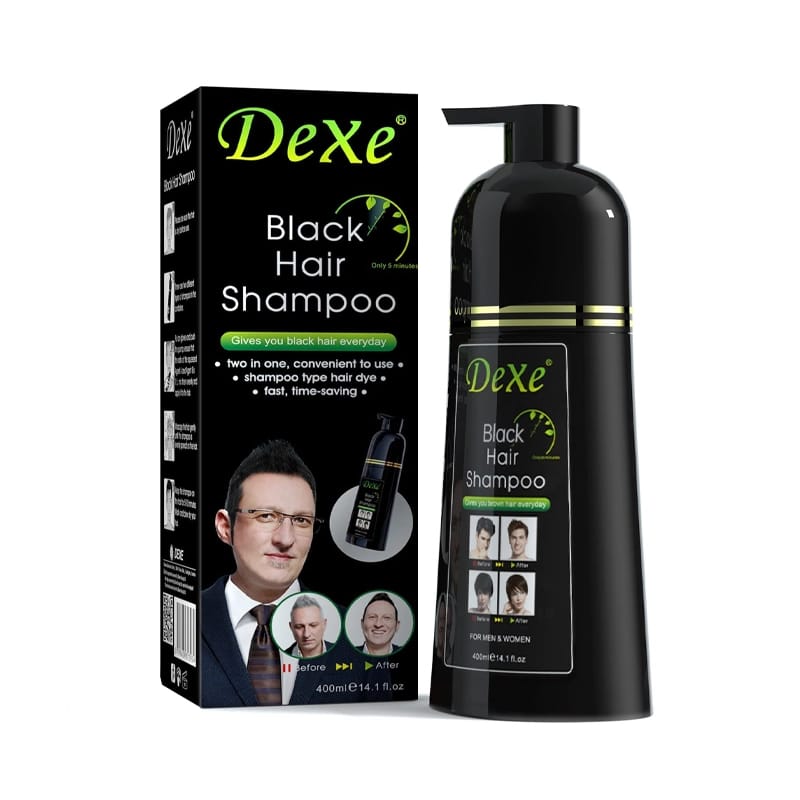 DEXE   BLACK  HAIR  SHAMPOO ( 200 ml Bottle )