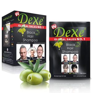 DEXE   BLACK  HAIR  SHAMPOO (250 ml Packet Box)